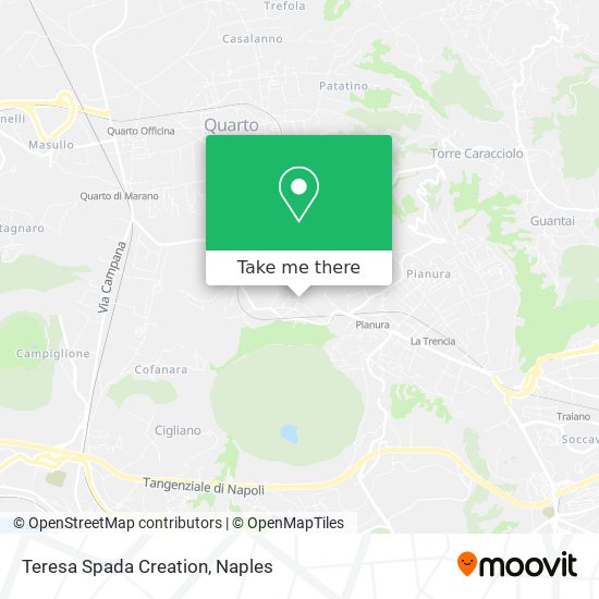 Teresa Spada Creation map