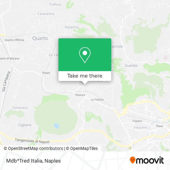 Mdb*Tred Italia map