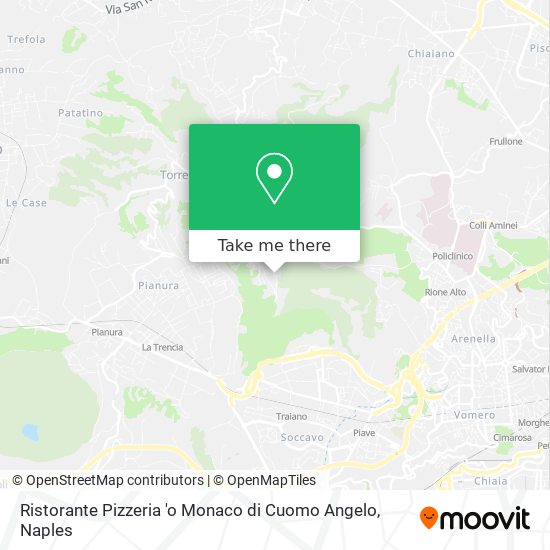 Ristorante Pizzeria 'o Monaco di Cuomo Angelo map