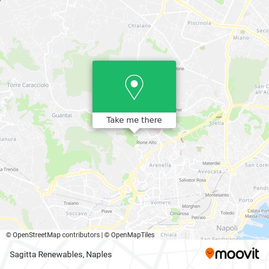 Sagitta Renewables map