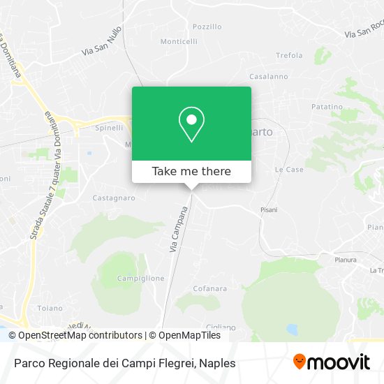 Parco Regionale dei Campi Flegrei map