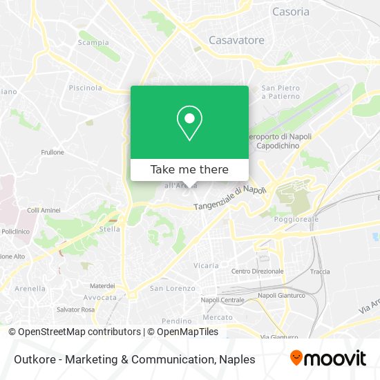 Outkore - Marketing & Communication map