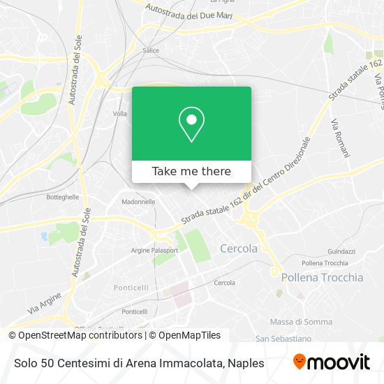 Solo 50 Centesimi di Arena Immacolata map
