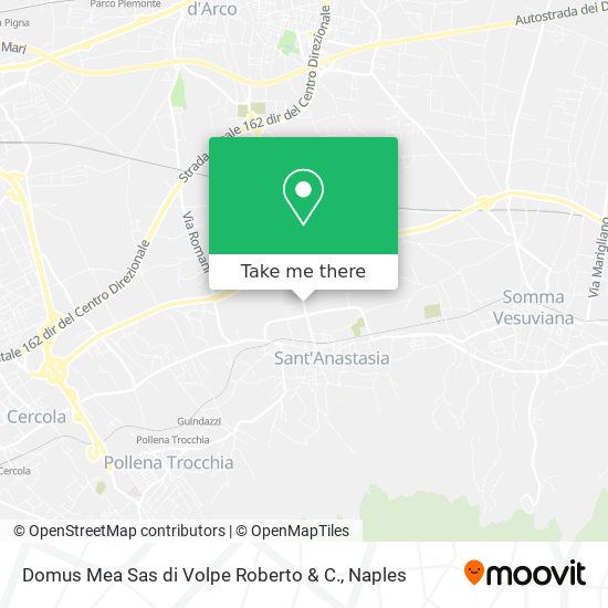 Domus Mea Sas di Volpe Roberto & C. map