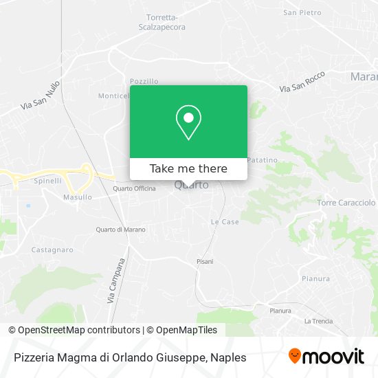 Pizzeria Magma di Orlando Giuseppe map