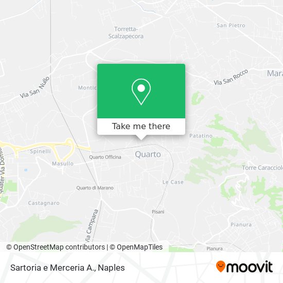 Sartoria e Merceria A. map