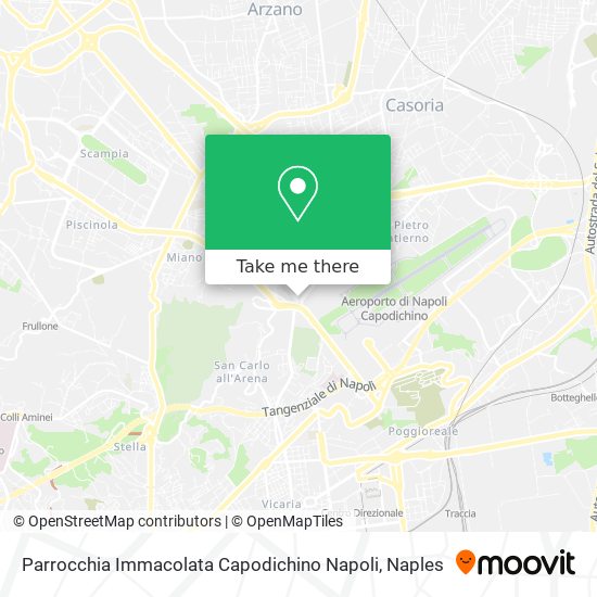 Parrocchia Immacolata Capodichino Napoli map