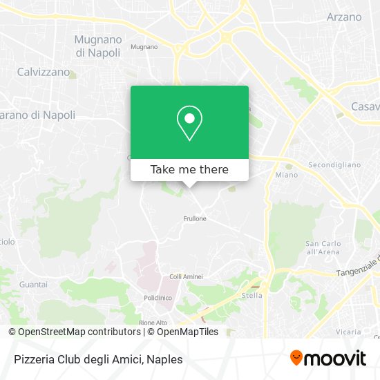 Pizzeria Club degli Amici map