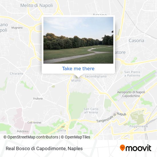 Real Bosco di Capodimonte map