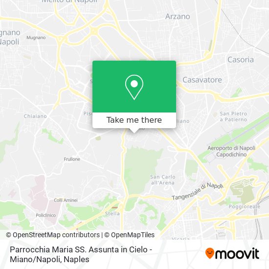 Parrocchia Maria SS. Assunta in Cielo - Miano / Napoli map