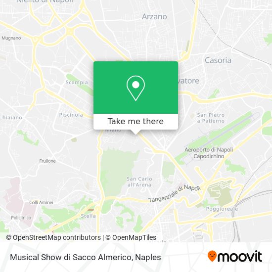 Musical Show di Sacco Almerico map