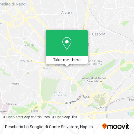 Pescheria Lo Scoglio di Conte Salvatore map