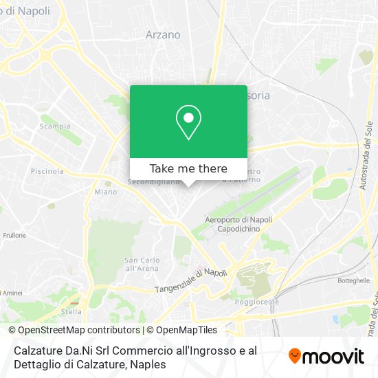 Calzature Da.Ni Srl Commercio all'Ingrosso e al Dettaglio di Calzature map