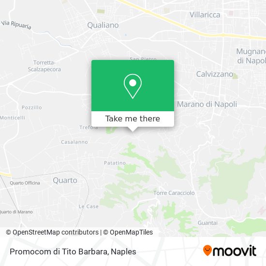 Promocom di Tito Barbara map