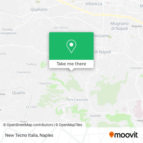 New Tecno Italia map