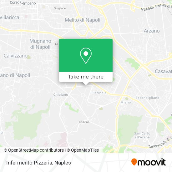 Infermento Pizzeria map