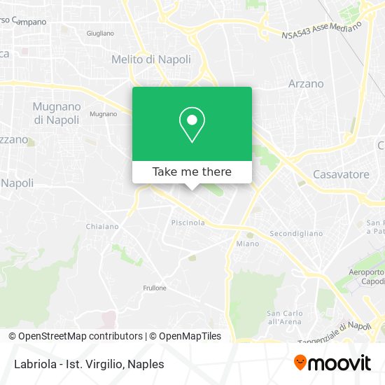 Labriola - Ist. Virgilio map