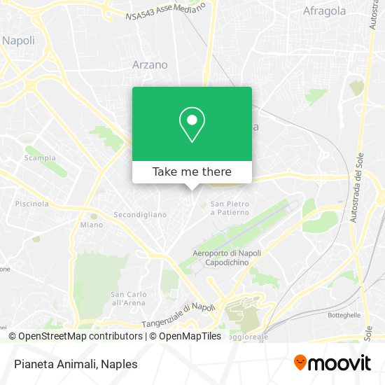 Pianeta Animali map