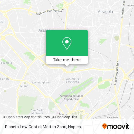 Pianeta Low Cost di Matteo Zhou map