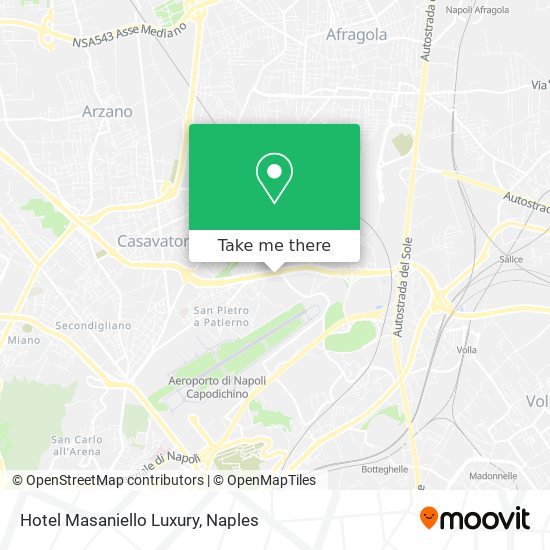 Hotel Masaniello Luxury map