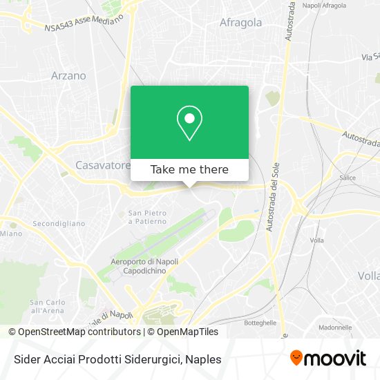 Sider Acciai Prodotti Siderurgici map