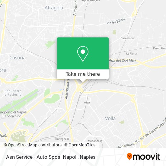 Asn Service - Auto Sposi Napoli map