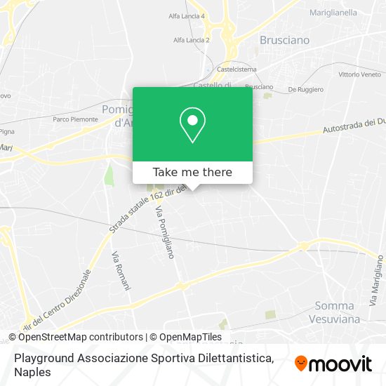 Playground Associazione Sportiva Dilettantistica map