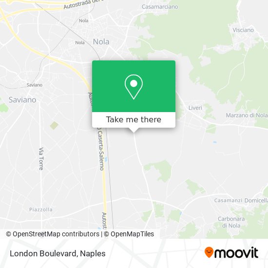 London Boulevard map