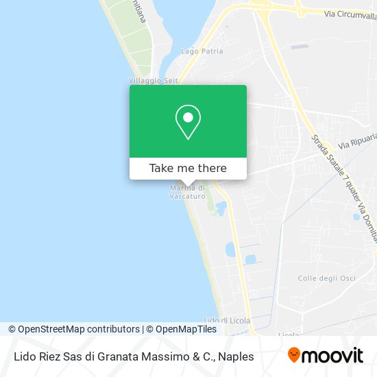 Lido Riez Sas di Granata Massimo & C. map