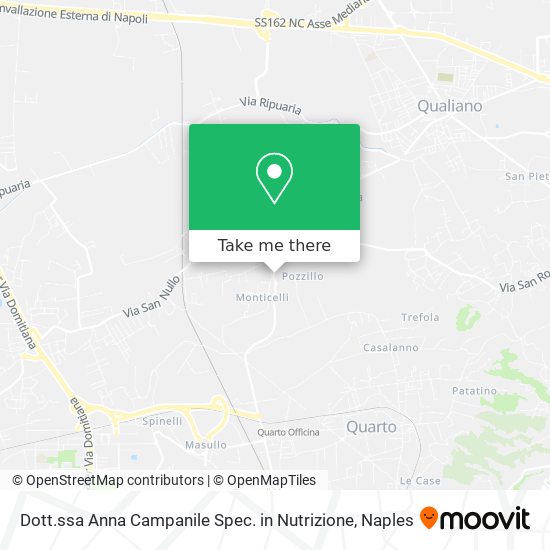 Dott.ssa Anna Campanile Spec. in Nutrizione map
