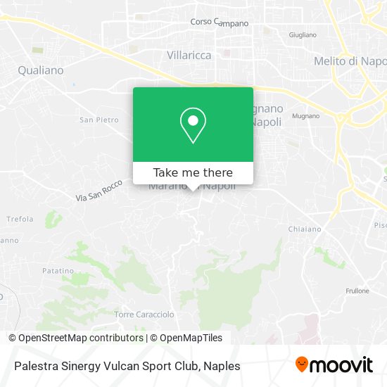 Palestra Sinergy Vulcan Sport Club map