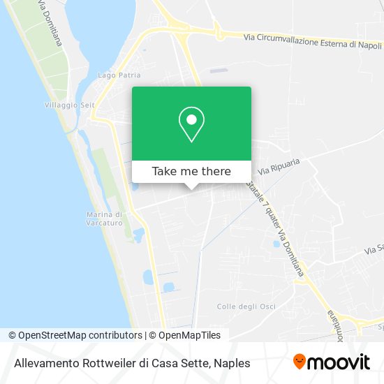 Allevamento Rottweiler di Casa Sette map