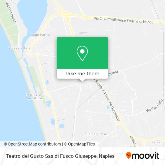 Teatro del Gusto Sas di Fusco Giuseppe map