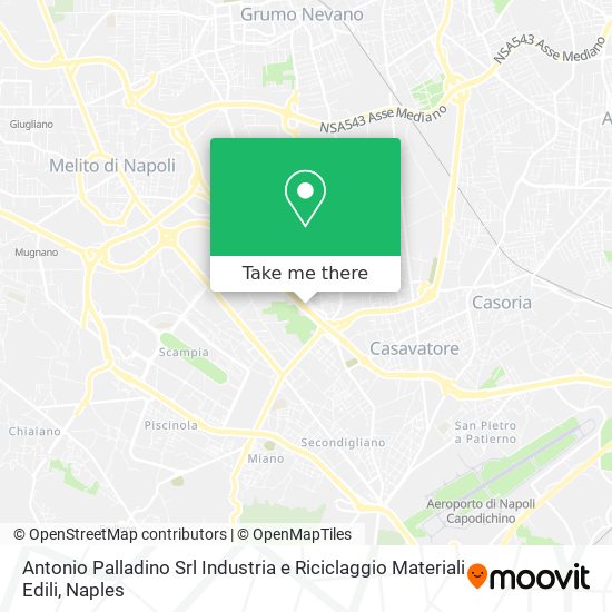 Antonio Palladino Srl Industria e Riciclaggio Materiali Edili map