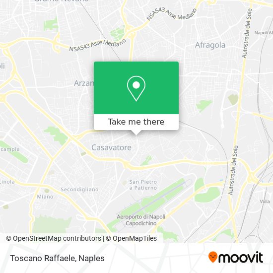 Toscano Raffaele map