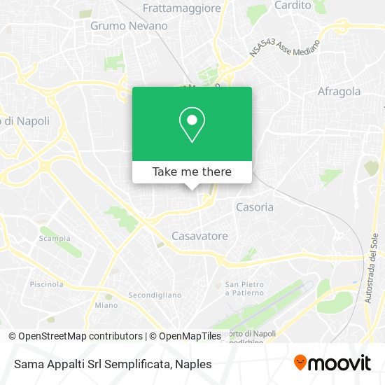 Sama Appalti Srl Semplificata map