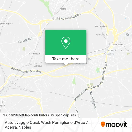 Autolavaggio Quick Wash Pomigliano d'Arco / Acerra map