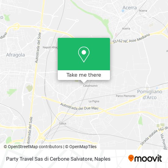 Party Travel Sas di Cerbone Salvatore map