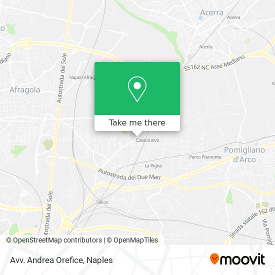 Avv. Andrea Orefice map