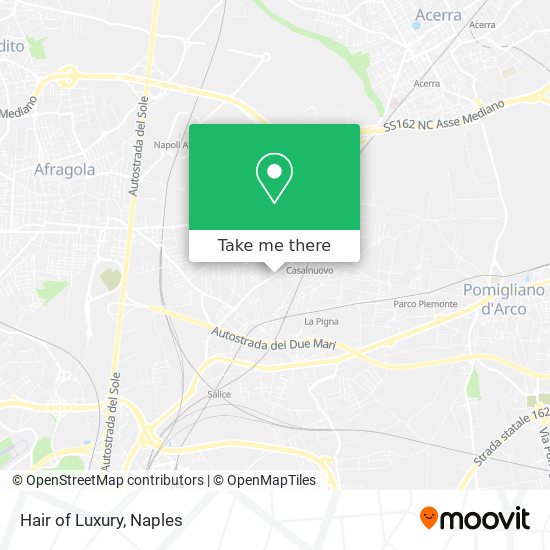 Hair of Luxury map
