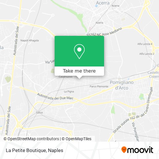 La Petite Boutique map