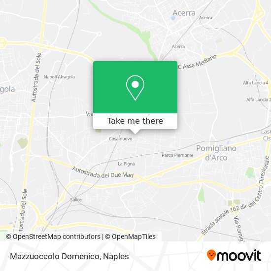 Mazzuoccolo Domenico map