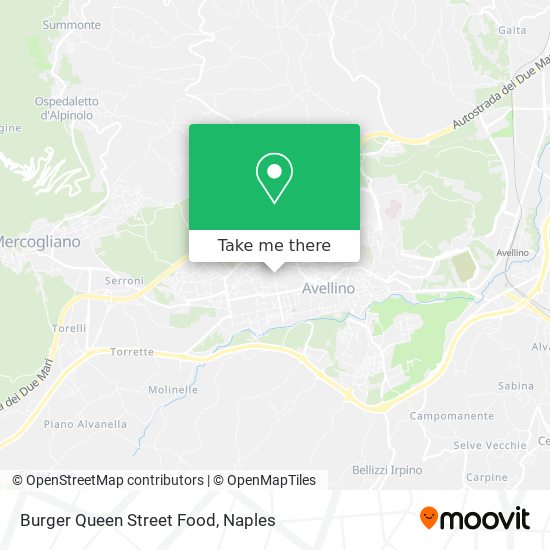 Burger Queen Street Food map