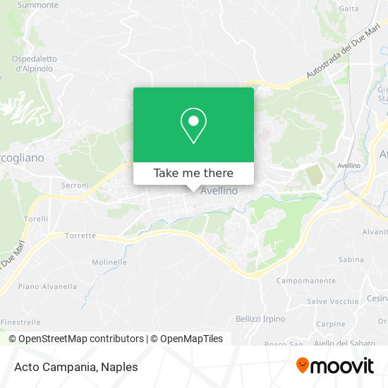 Acto Campania map