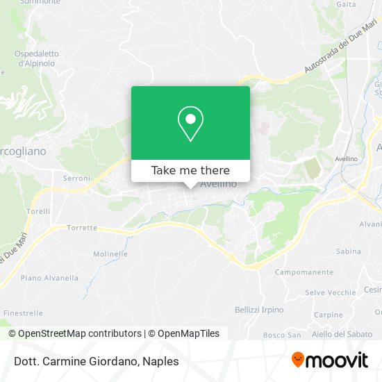 Dott. Carmine Giordano map