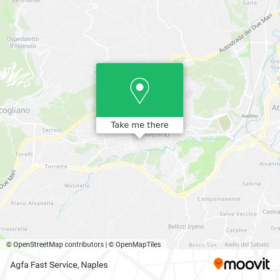 Agfa Fast Service map