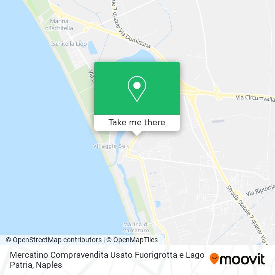 Mercatino Compravendita Usato Fuorigrotta e Lago Patria map
