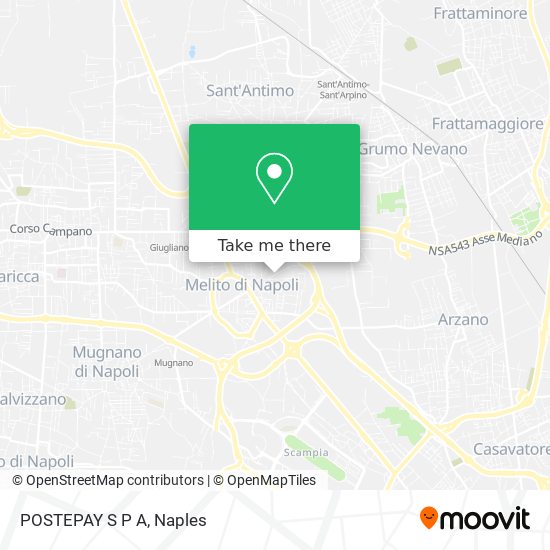 POSTEPAY S P A map