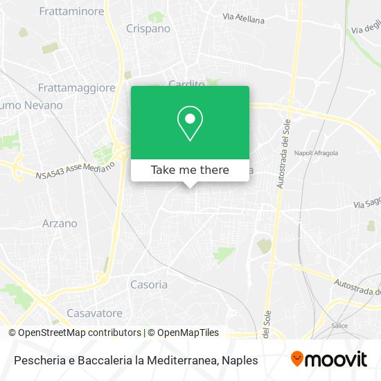 Pescheria e Baccaleria la Mediterranea map