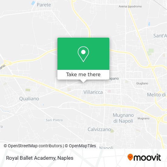 Royal Ballet Academy map